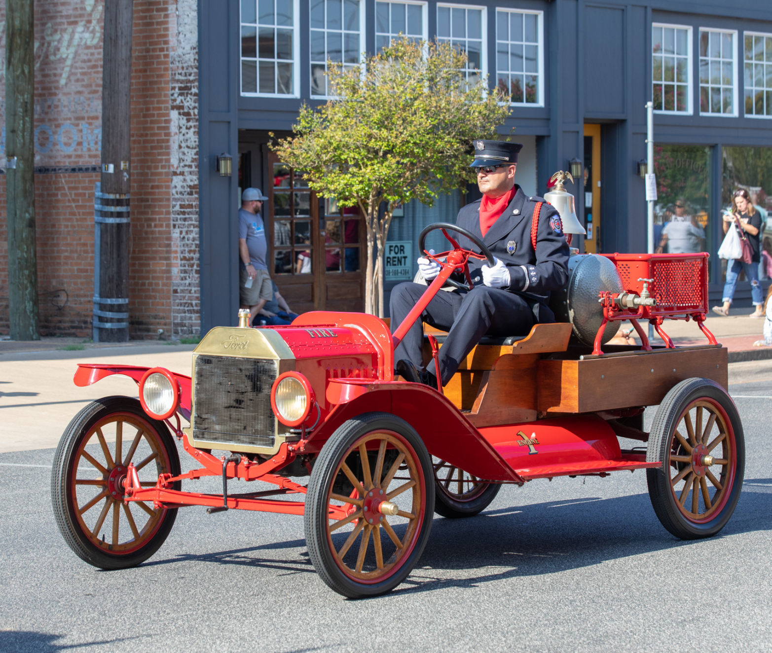 Lufkin Fire Truck at Forest Festival Parade
